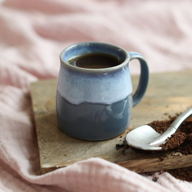 handmade black ceramic mugs