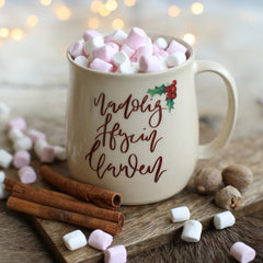 Festive Sweary Handmade Mug