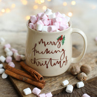 Festive Sweary Handmade Mug